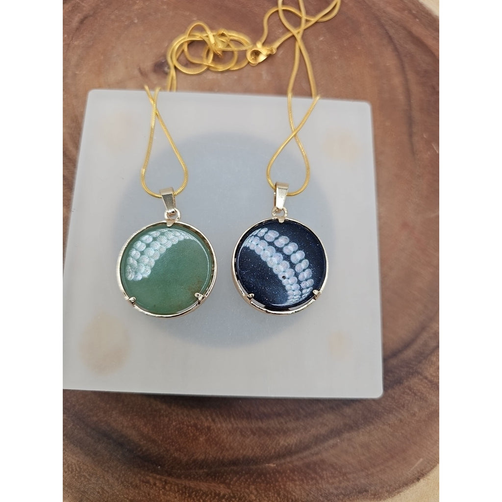 1 Pair Natural Quartz Crystal Necklaces 16in by CrystalCloud Company