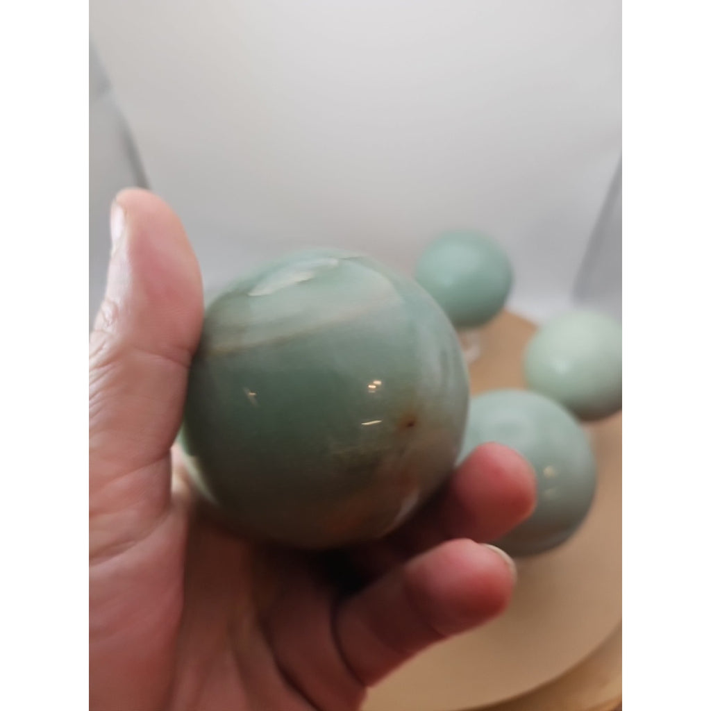 5.26LB 6Pcs A Set Of Natural Quartz Crystal Jasper Sphere Ball Polished Healing by CrystalCloud Company