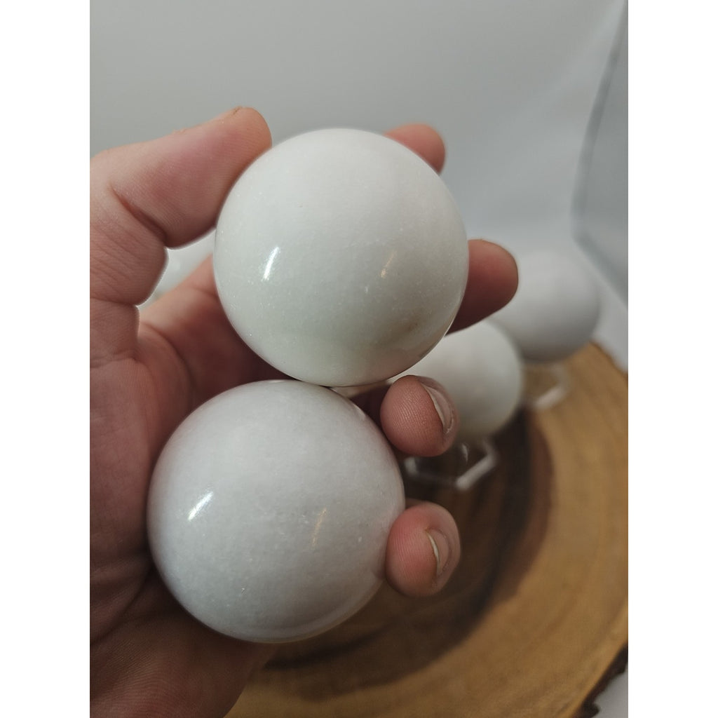 Quartz Crystal Sphere 50mm 1 Each by CrystalCloud Company