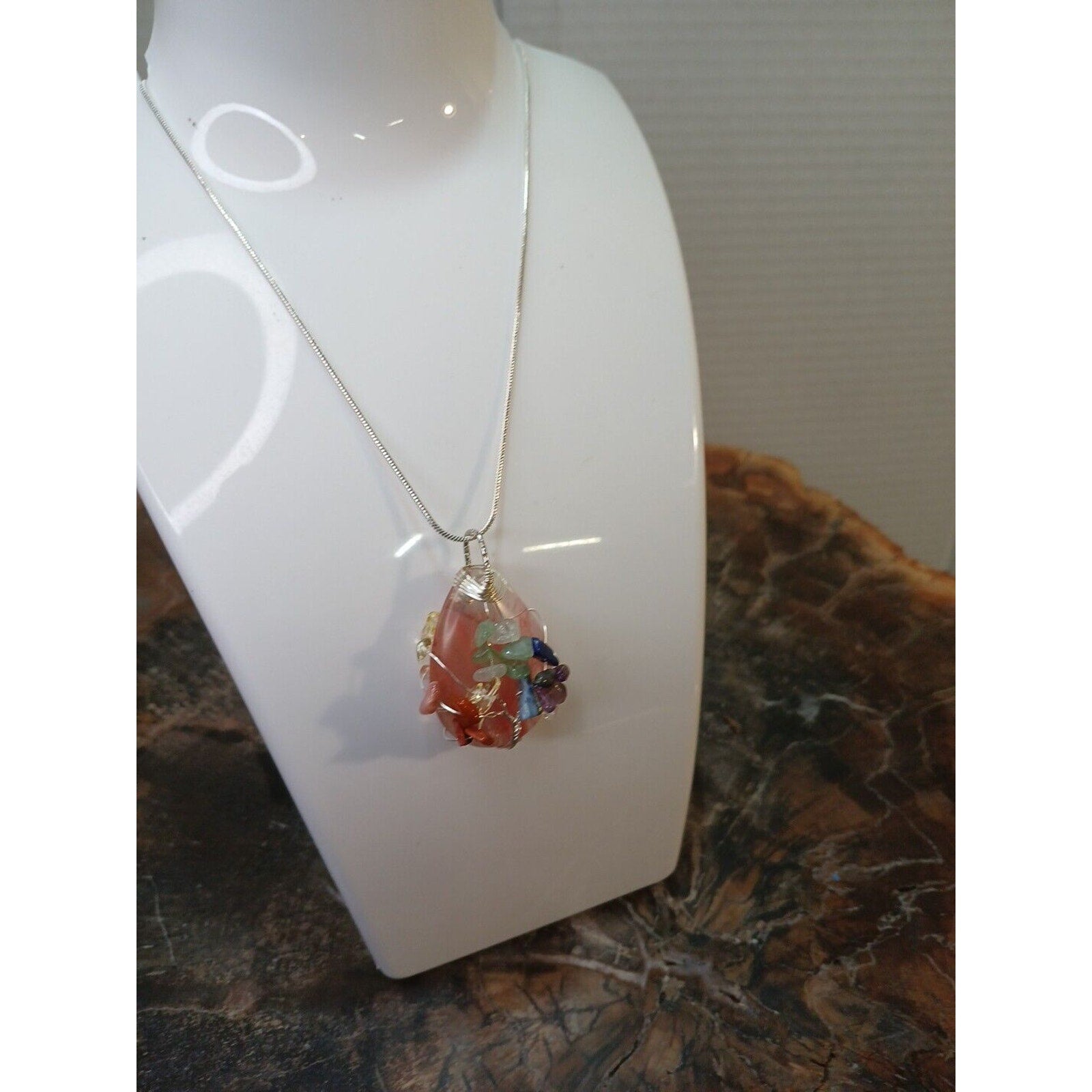 Natural Crystal Necklace by CrystalCloud Company