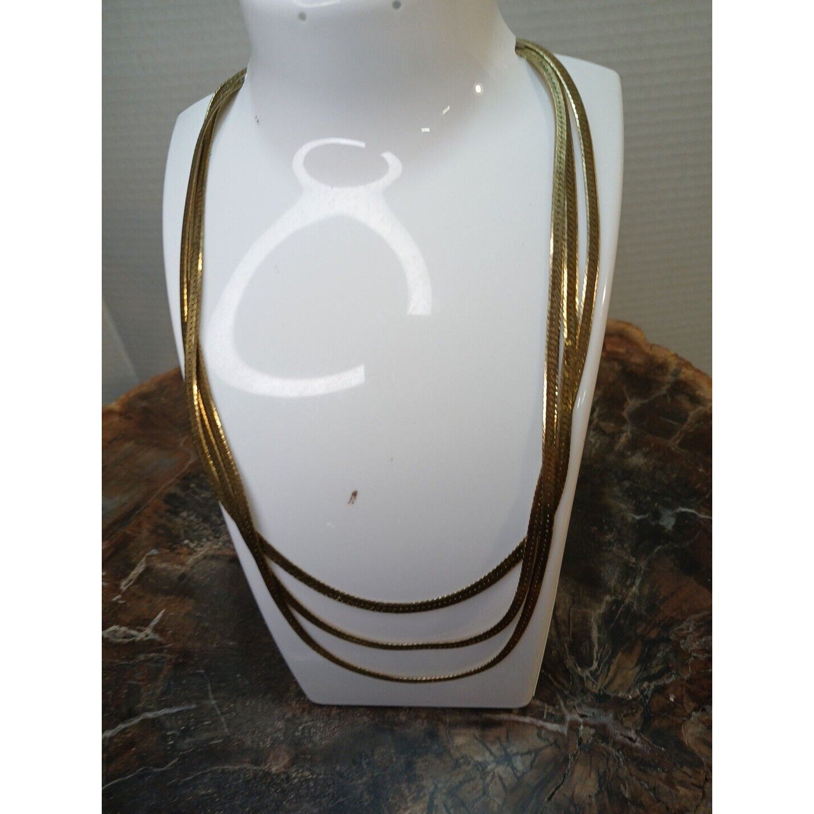 14k Gold plated necklace by CrystalCloud Company