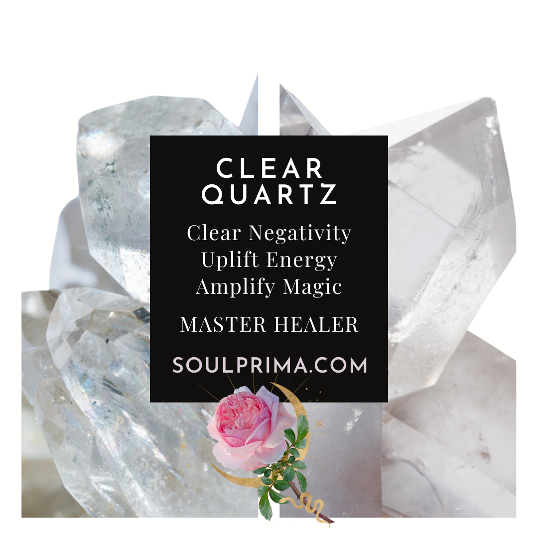 Clear Quartz Ankh Cross 6"