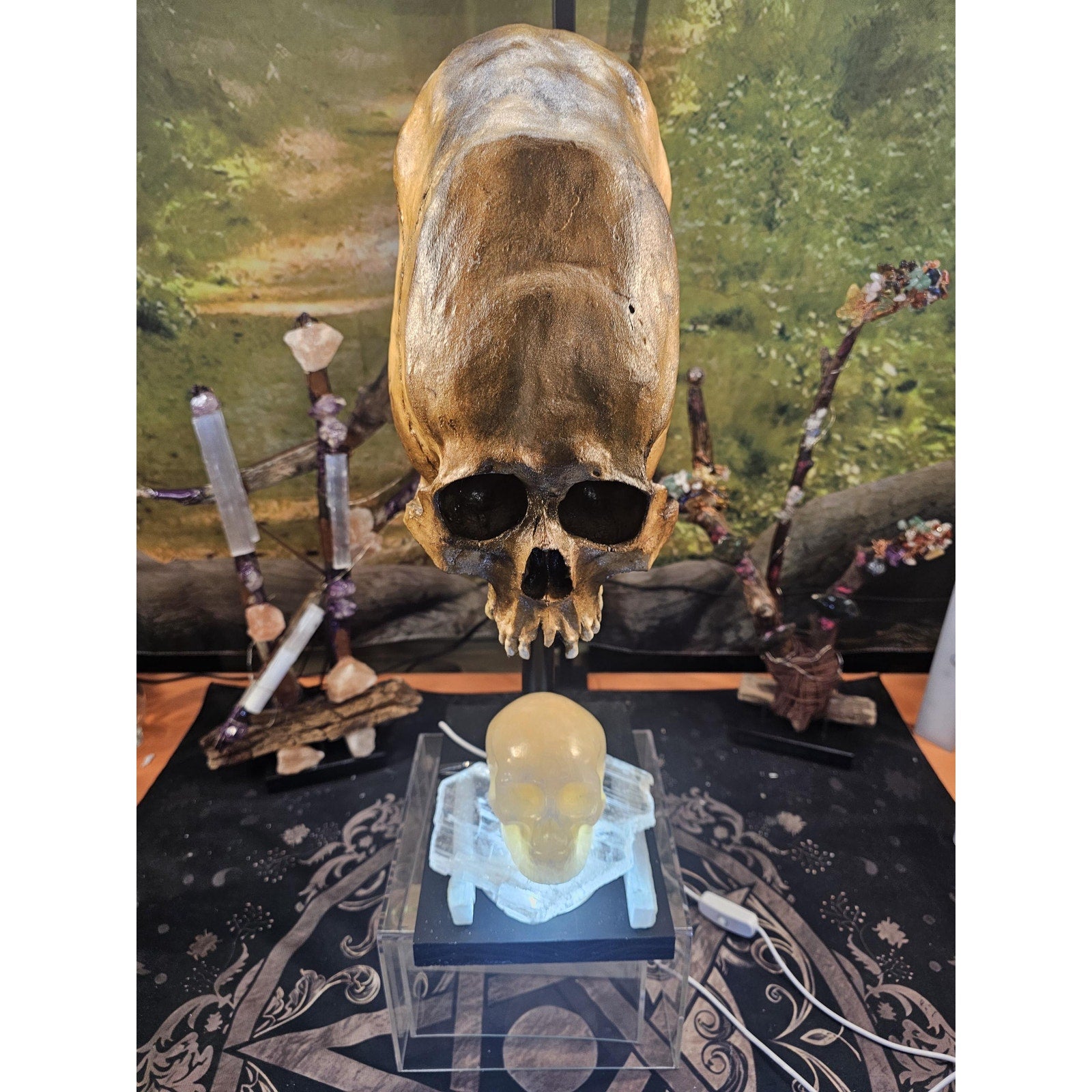 Skull Statement Piece by CrystalCloud Company