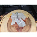 Brazilian Quartz Crystal W/wood Base .77lb Crystals by CrystalCloud Company