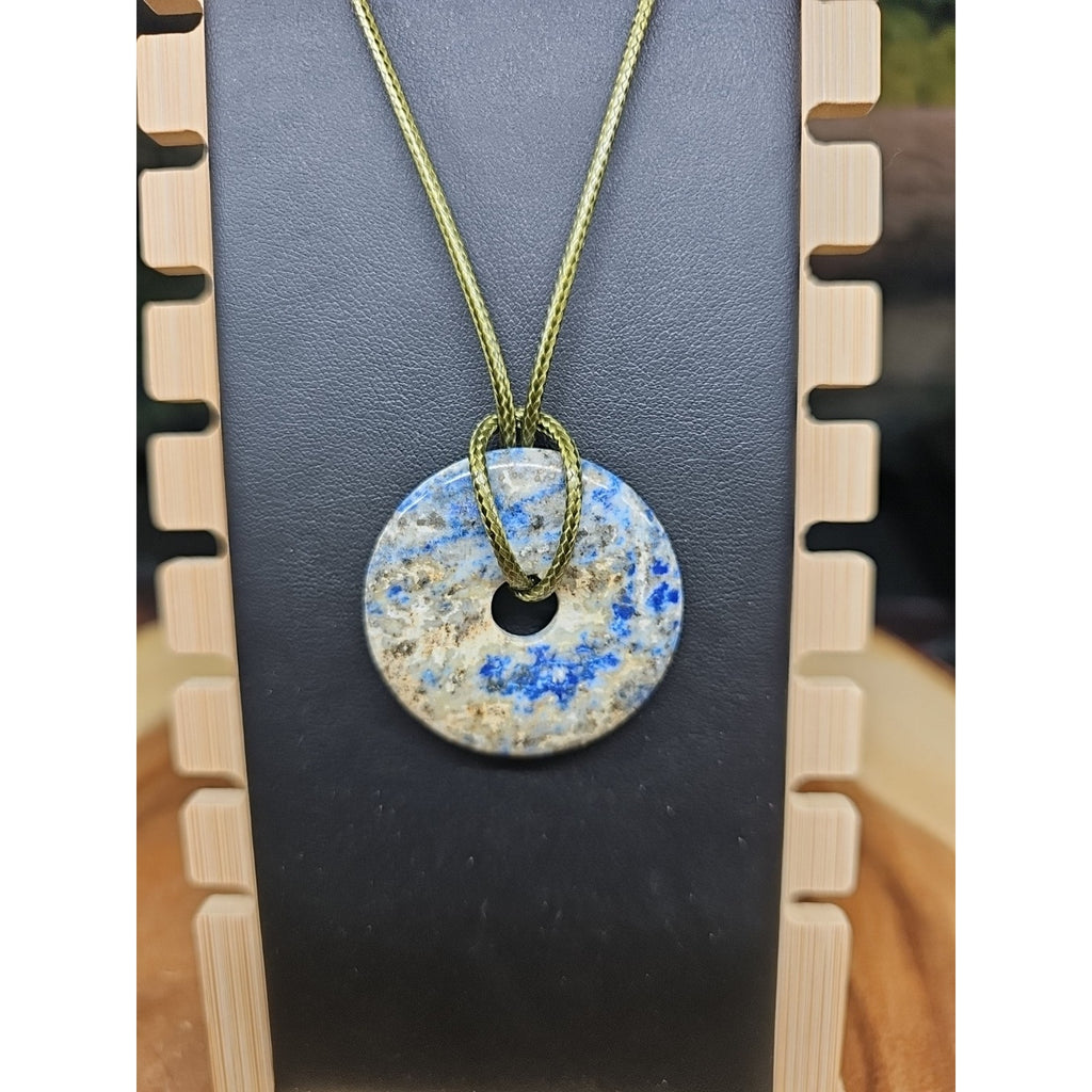 lapis lazuli necklace 16 In Cord by CrystalCloud Company
