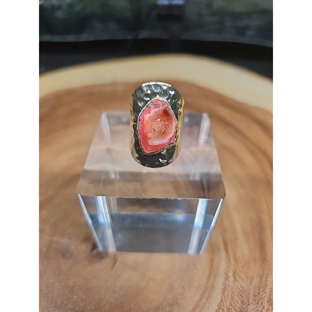 Agate Adjustable Ring by CrystalCloud Company