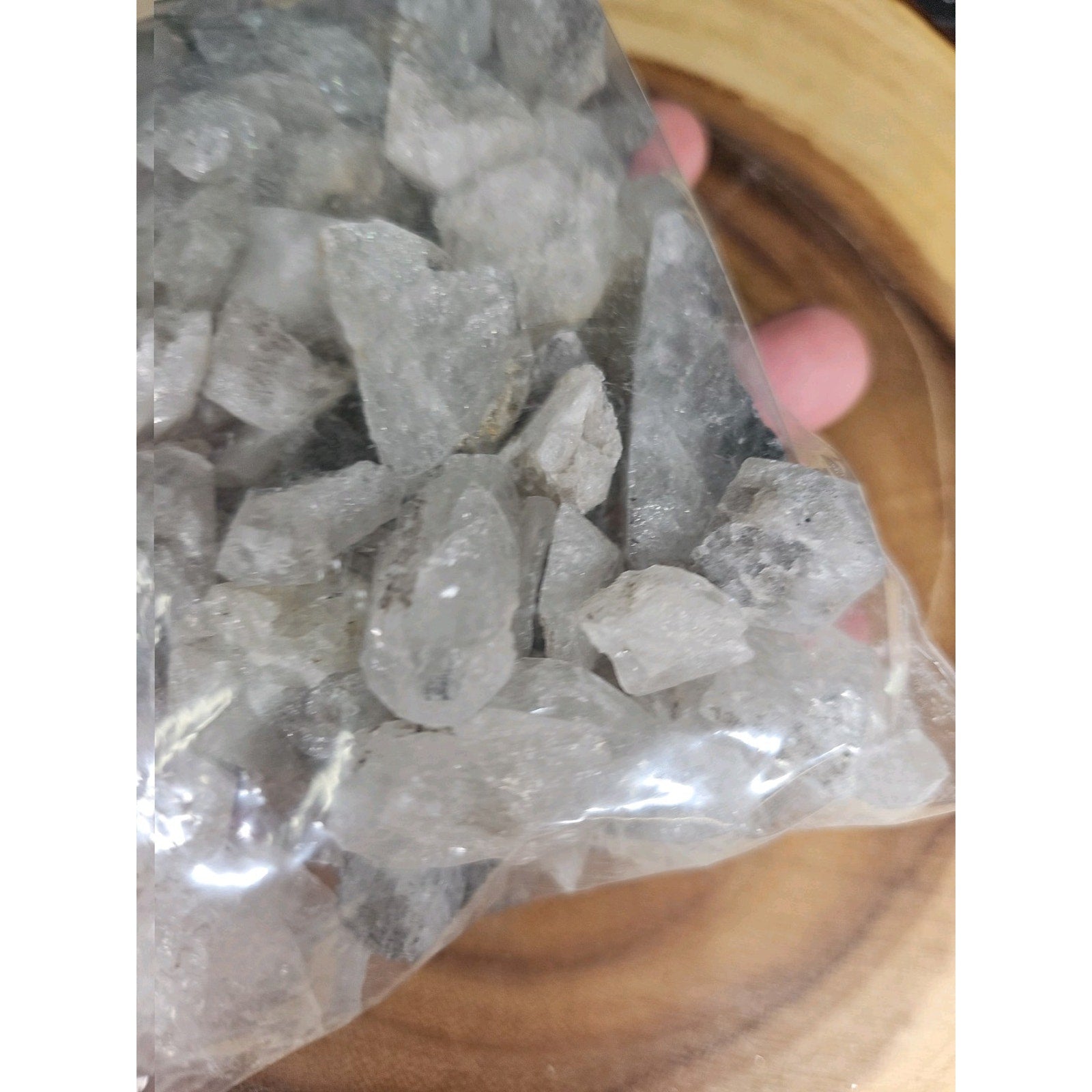 Natural Quartz Crystal pieces from Fonda, NY (aka Herkimer Diamond) 337grams by CrystalCloud Company