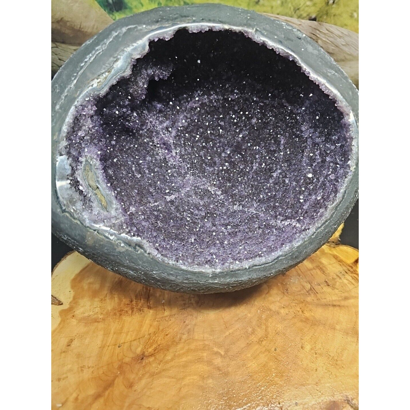 16.8LB TOPNatural Raw raw ore amethyst Quartz Crystal Money Bag Geode Reiki Gem by CrystalCloud Company