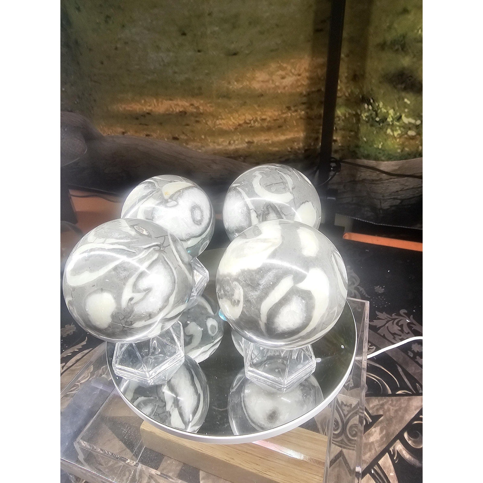 1000 eye Jasper 55mm To 60mm by CrystalCloud Company