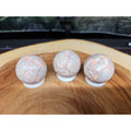 1each Natural Quartz Crystal Jasper Sphere Ball Healing 40mm W/ring Stand Random by CrystalCloud Company