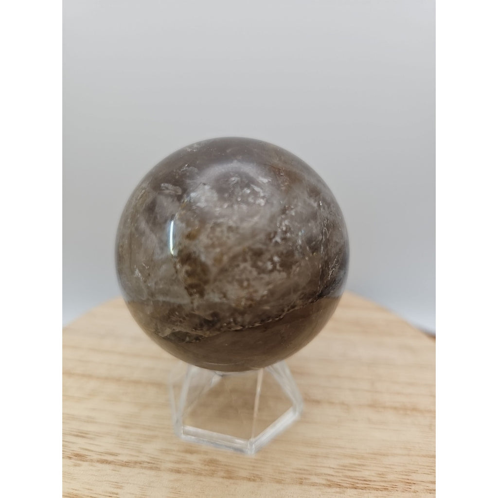 Smoky quartz sphere 60mm 260grams by CrystalCloud Company