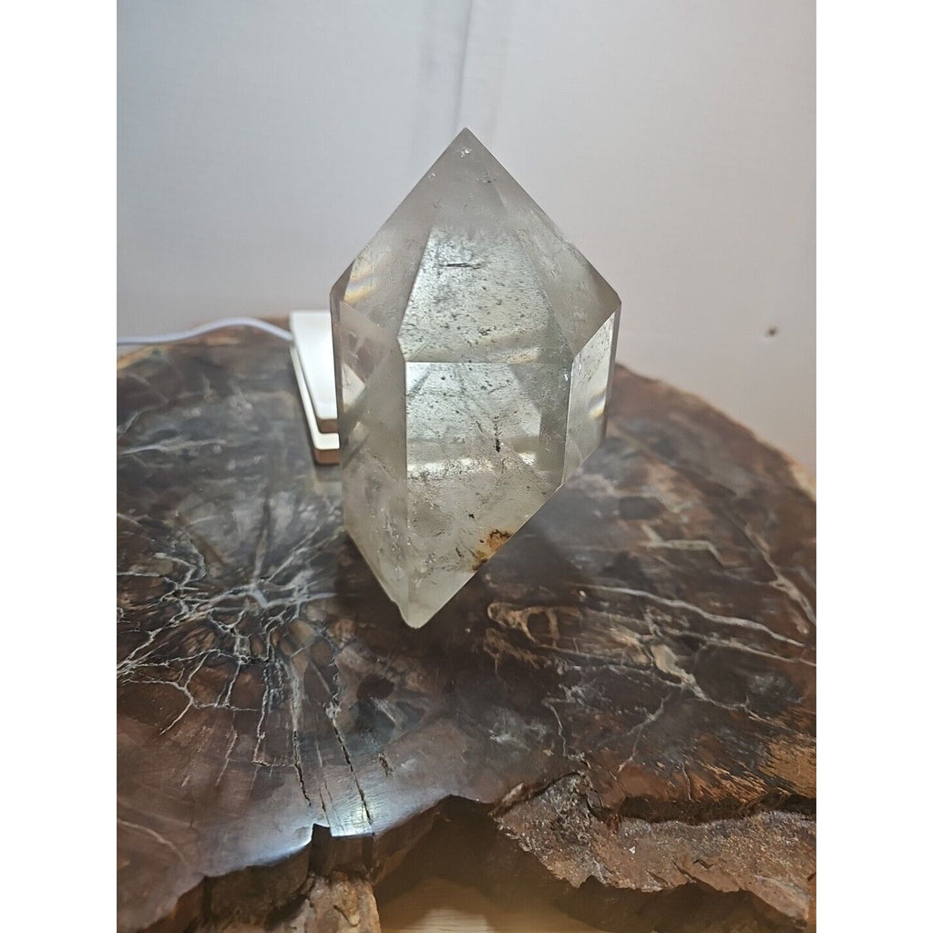 2.7LB Natural Green Ghost Phantom Quartz Crystal Obelisk Wand Point Healing. by CrystalCloud Company
