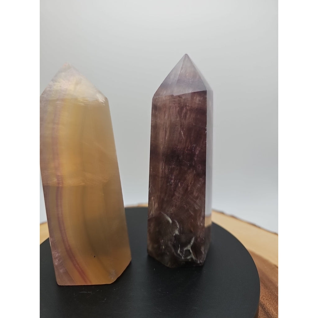 Fluorite crystals Set Of 2 1.69lbs by CrystalCloud Company