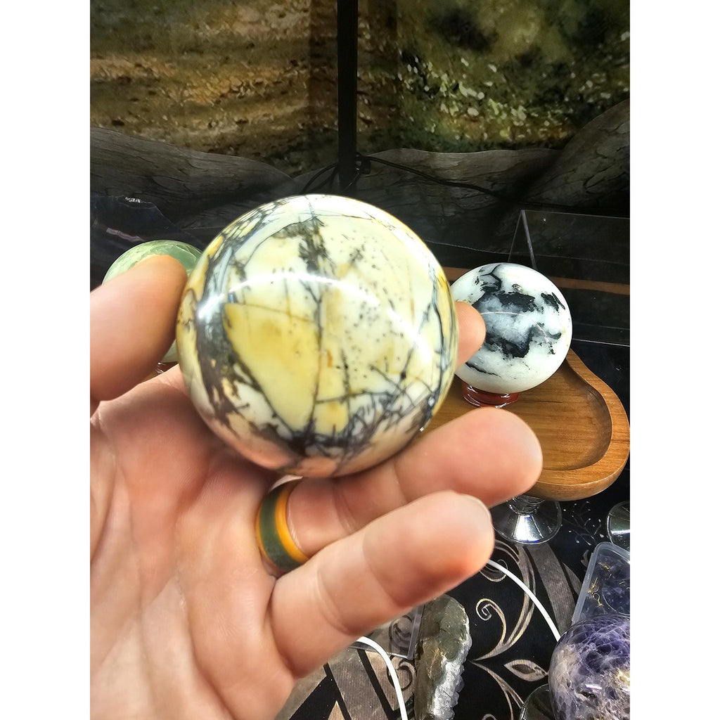 Ocean jasper spheres 60mm+ by CrystalCloud Company