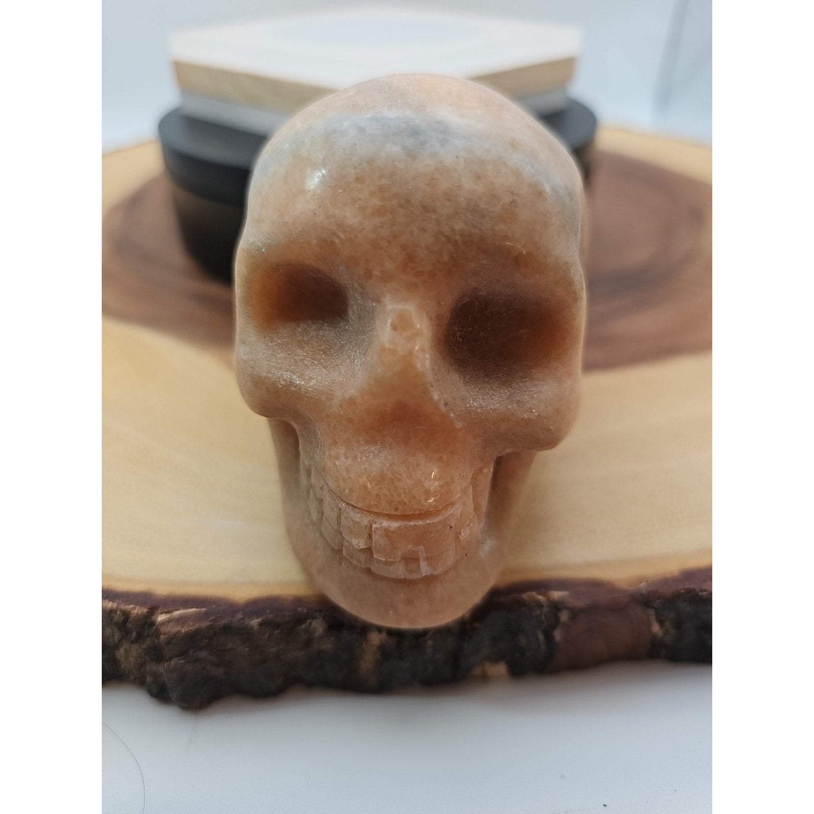1.24lb Natural Jasper Calcite Skulls Crystal Carving Mixed Stones Healing by CrystalCloud Company