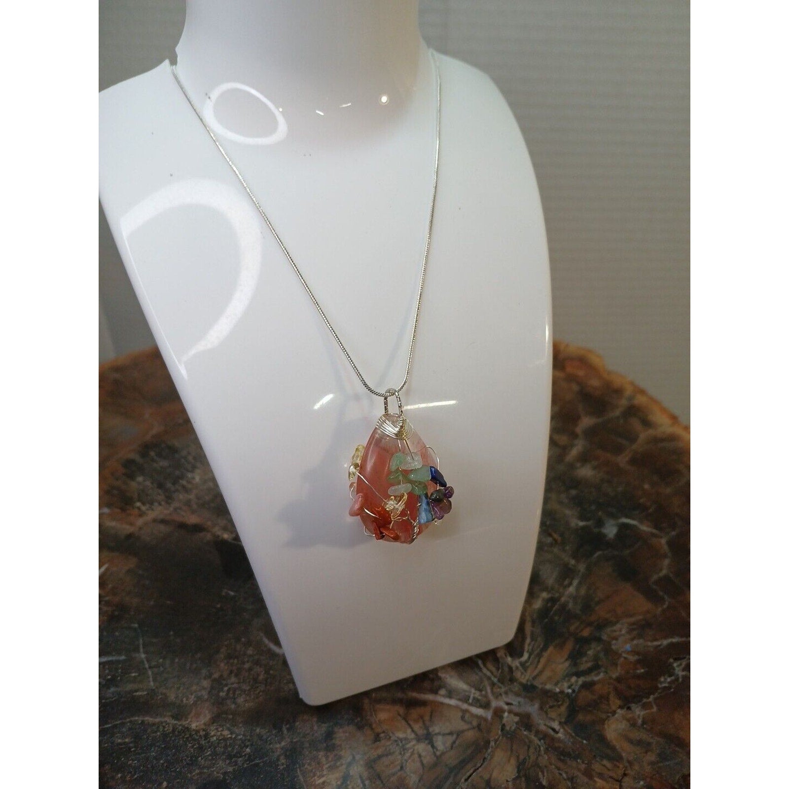 Natural Crystal Necklace by CrystalCloud Company