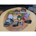 Mix Crystal Lot 2 Glass Sphere, Selenite, Obsidian, Amethyst, Agate,titanium by CrystalCloud Company