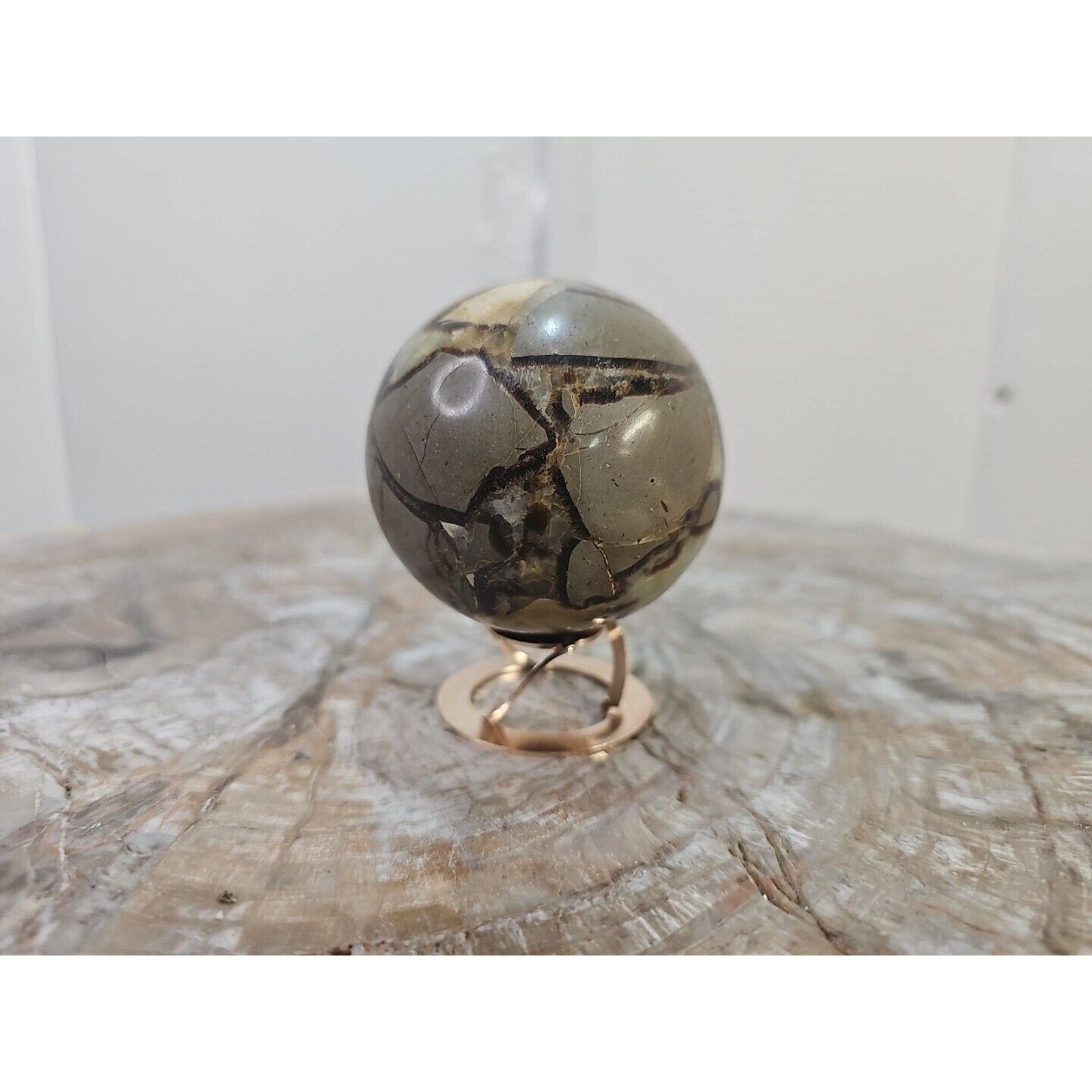 1pcs 241g Natural Septarian Sphere Crystal Healing Energy by CrystalCloud Company