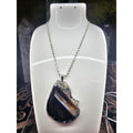 Brown agate Pendant Necklace by CrystalCloud Company