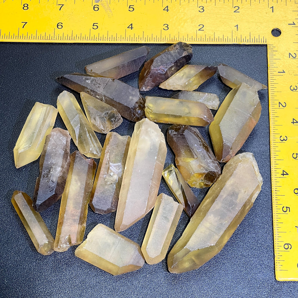 Citrine Crystals Natural Untreated Points Rough Raw Wholesale by Amazing Crystals