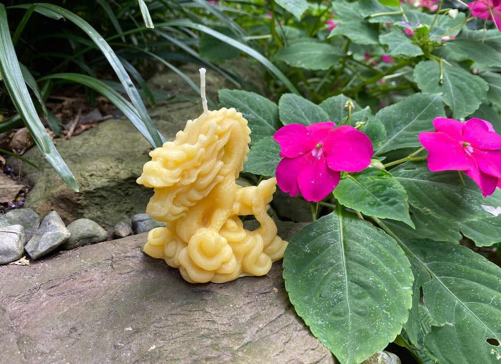 Dragon Beeswax Candle