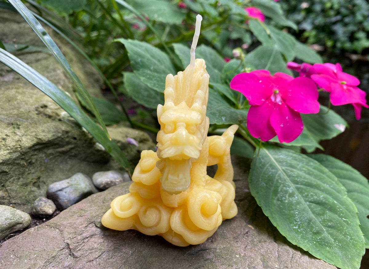 Dragon Beeswax Candle