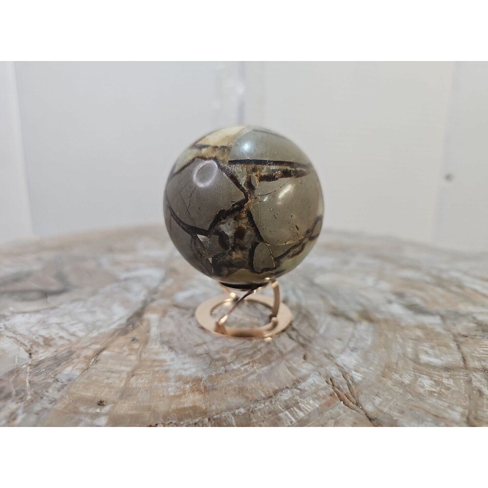 1pcs 241g Natural Septarian Sphere Crystal Healing Energy by CrystalCloud Company