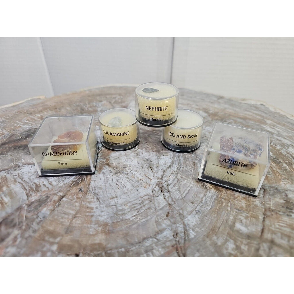 5pcs Micro Mineral Collectibles by CrystalCloud Company