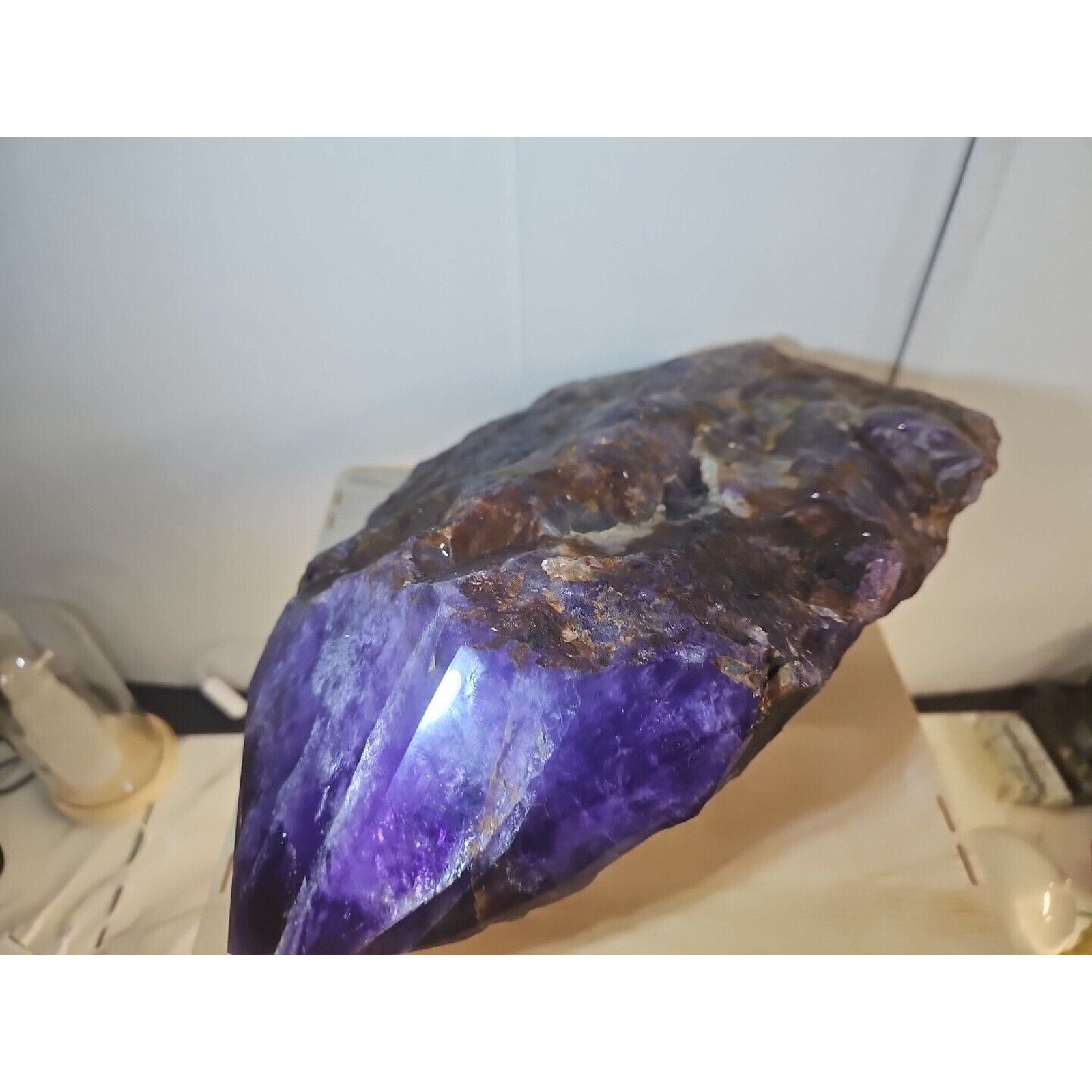 Large Natural Amethyst Geode Cluster — 36.3 lbs, Brazil | CrystalCloud Company by CrystalCloud Company