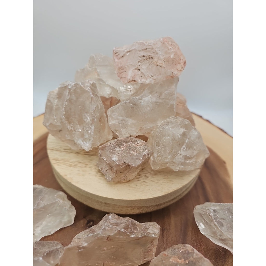 1lb Natural Raw Clear White Quartz Crystal Original Healing 5pcs Avg by CrystalCloud Company
