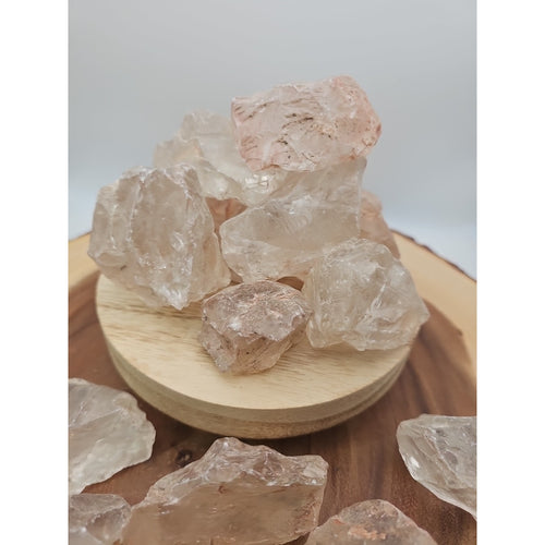 1lb Natural Raw Clear White Quartz Crystal Original Healing 5pcs Avg by CrystalCloud Company