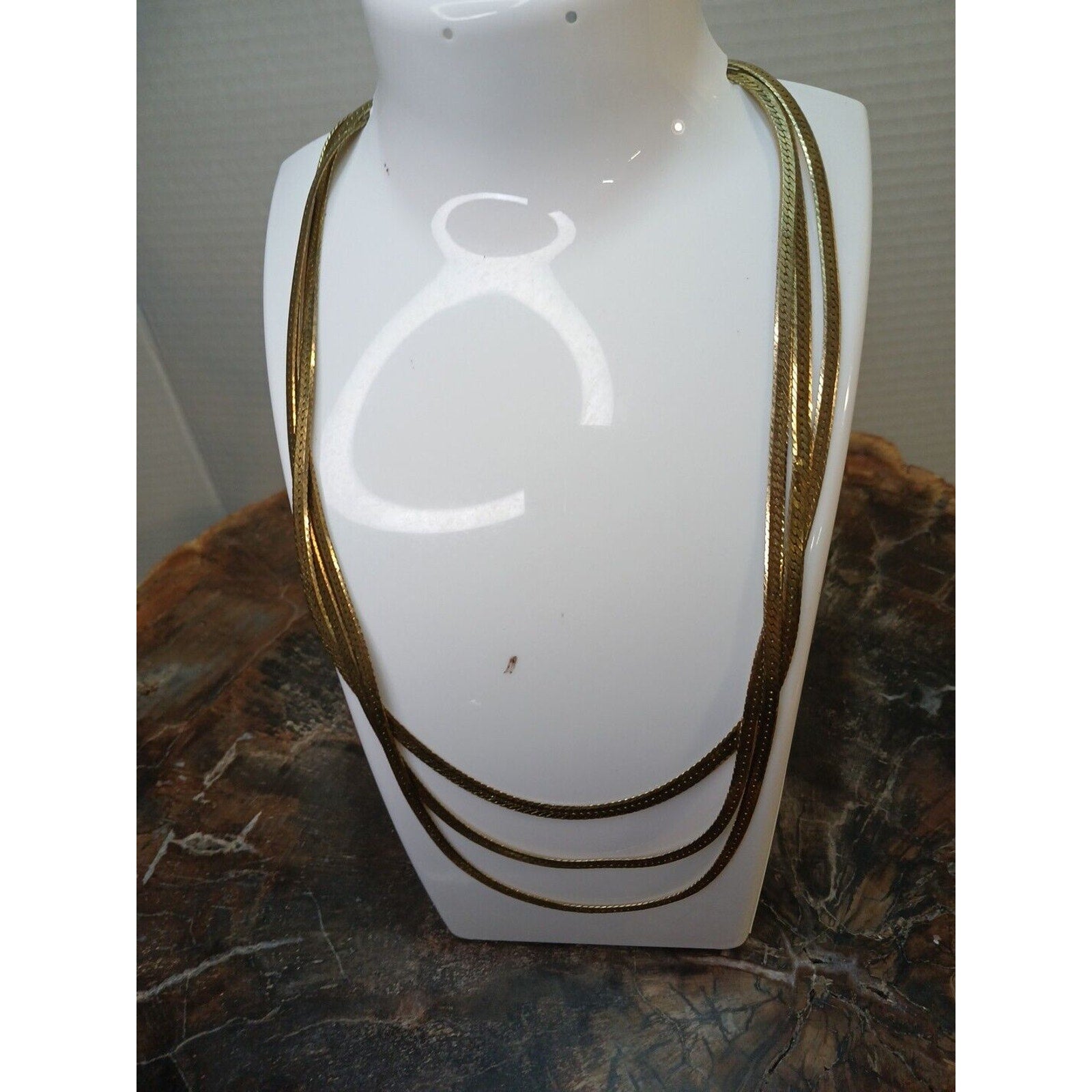 14k Gold plated necklace by CrystalCloud Company