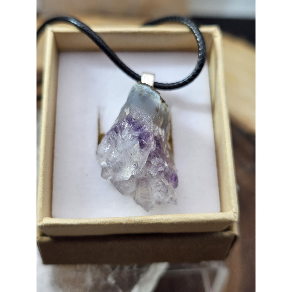 Amethyst Crystal Necklace by CrystalCloud Company