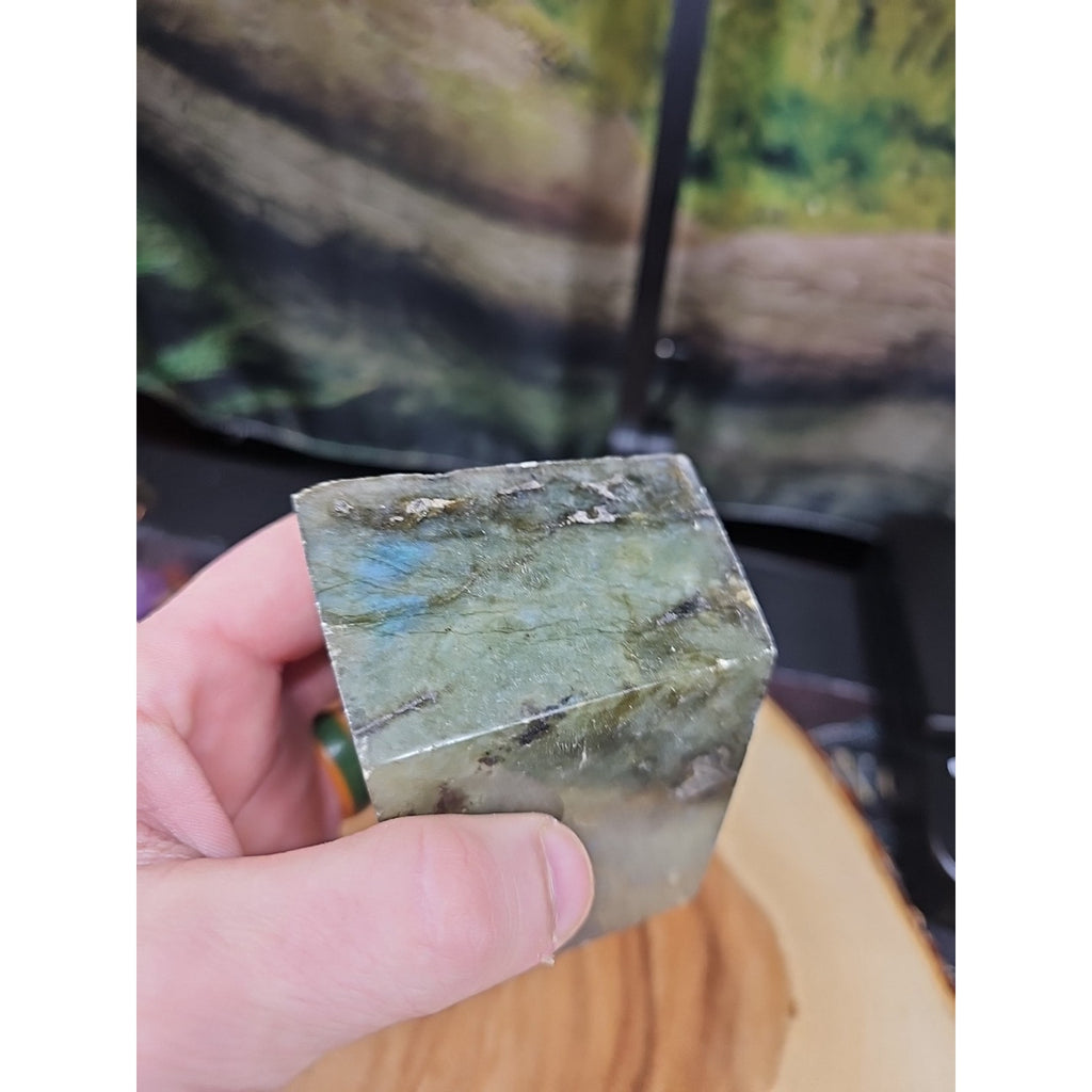 1.11LB 1Pcs Natural Rainbow Labradorite Crystal Spectrolite Stone by CrystalCloud Company