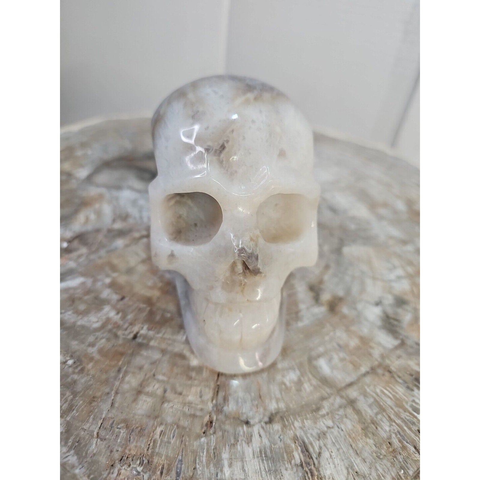 2.2 lb Natural Amethyst Hand-Carved Crystal Skull — Spiritual Collector Piece | CrystalCloud Company by CrystalCloud Company