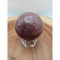 Strawberry Quartz Crystal Sphere 260g 55mm by CrystalCloud Company