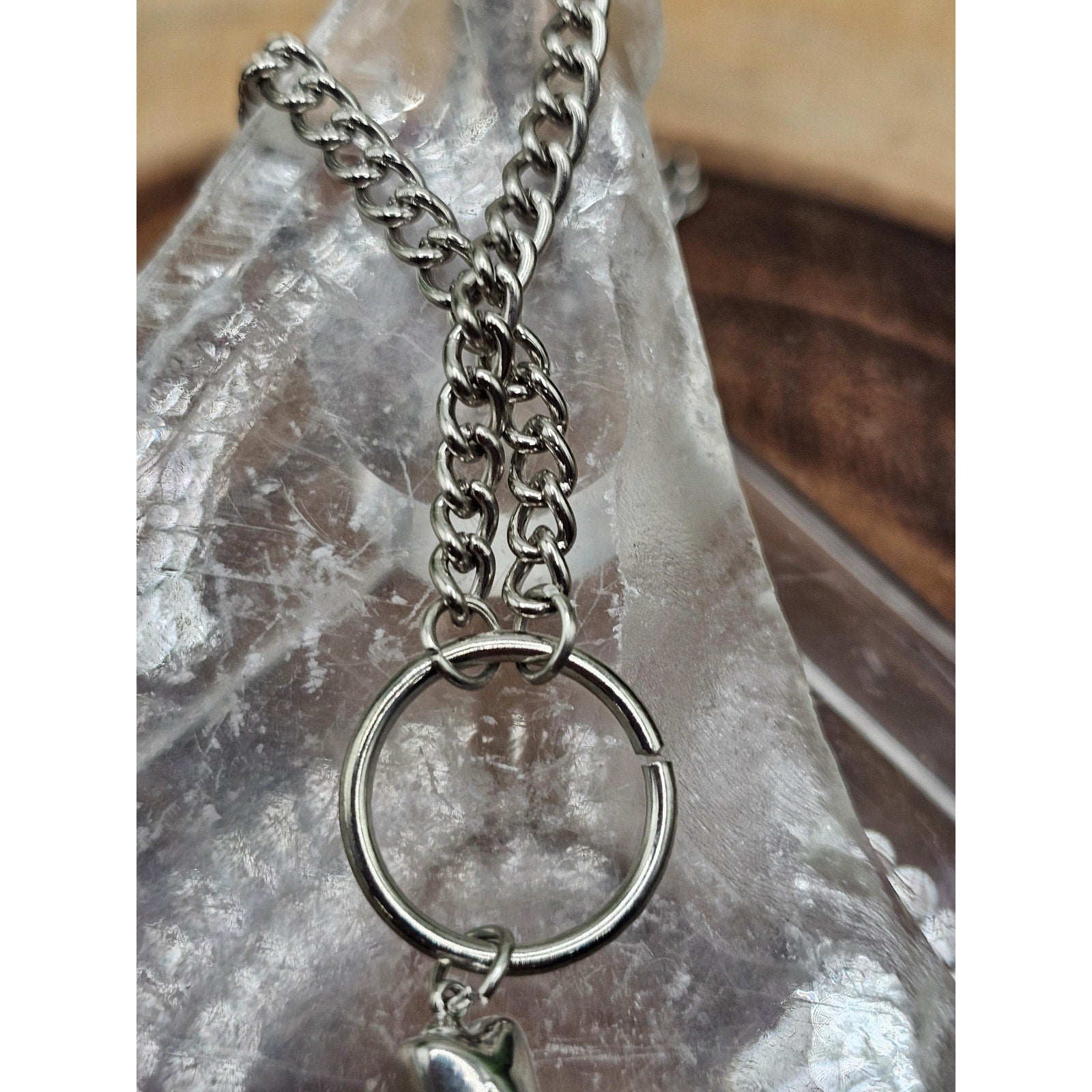 Quartz Point pendant necklace by CrystalCloud Company