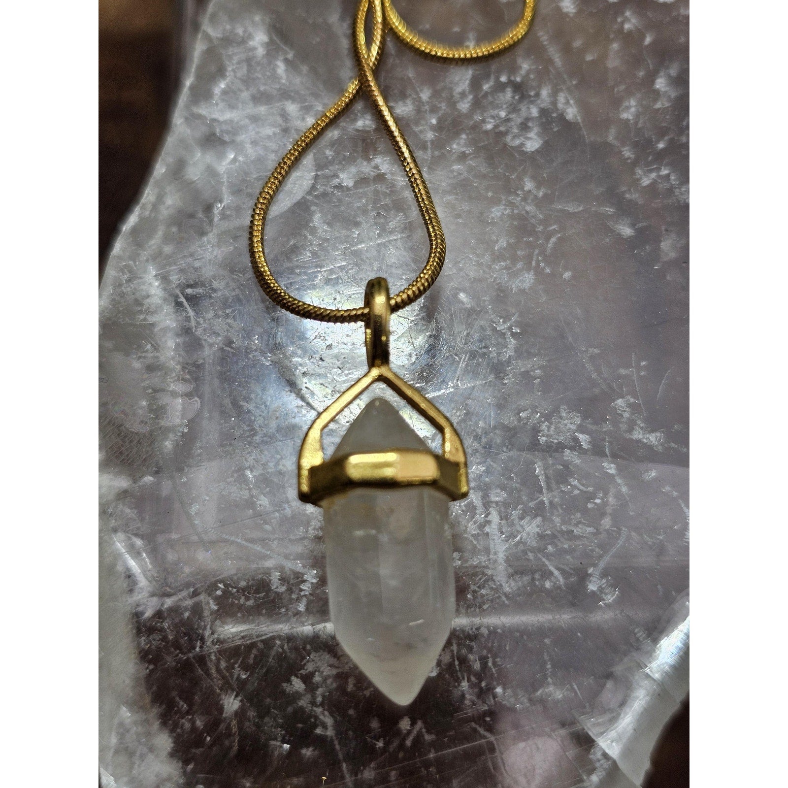 Quartz Crystal double points small and dainty little gems for a elegant look at me by CrystalCloud Company