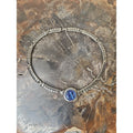 Silver Plated Necklace with Natural Stone Pendant by CrystalCloud Company