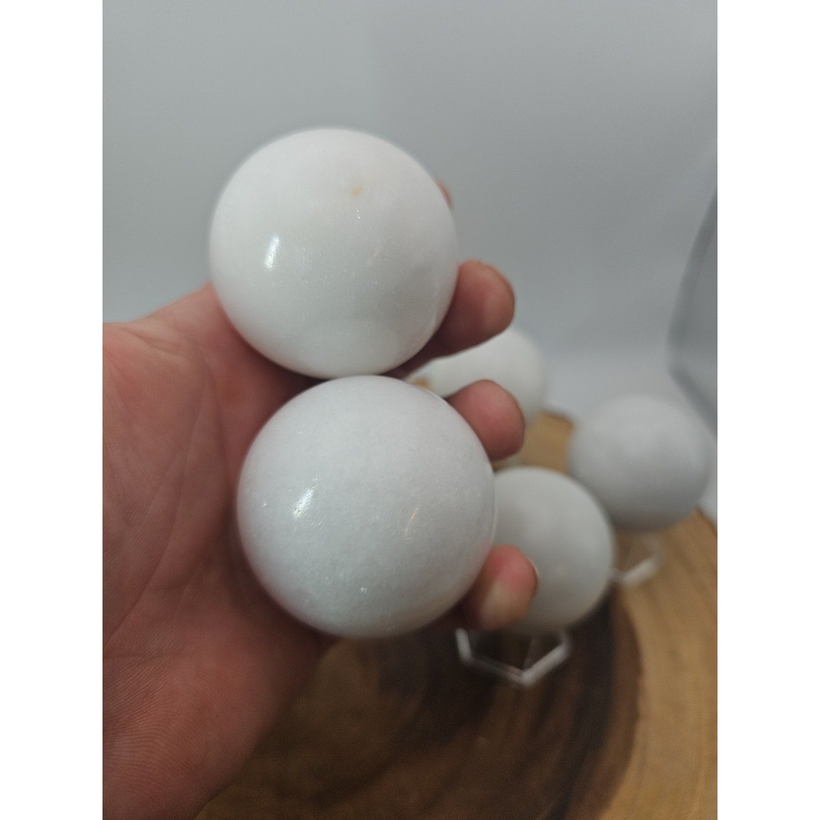 Quartz Crystal Sphere 50mm 1 Each by CrystalCloud Company