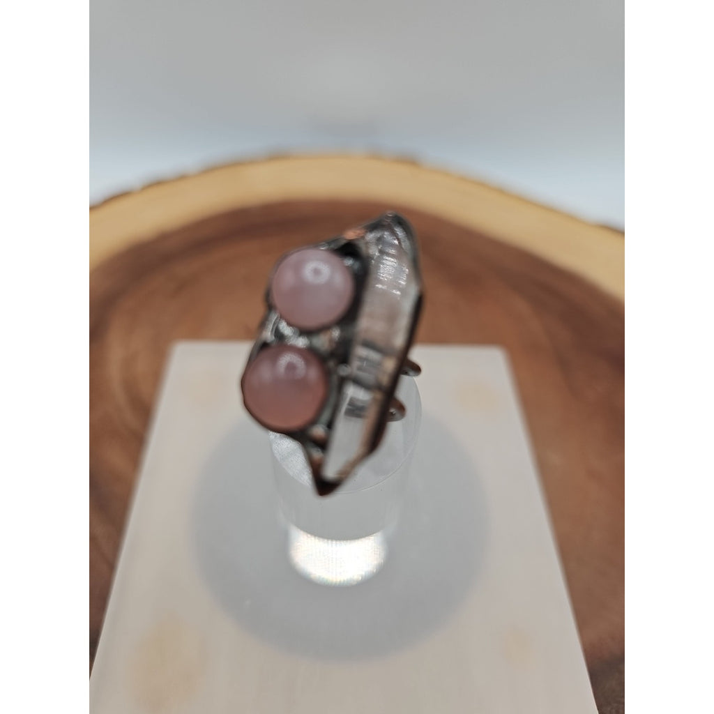 Adjustable Quartz Crystal Ring by CrystalCloud Company