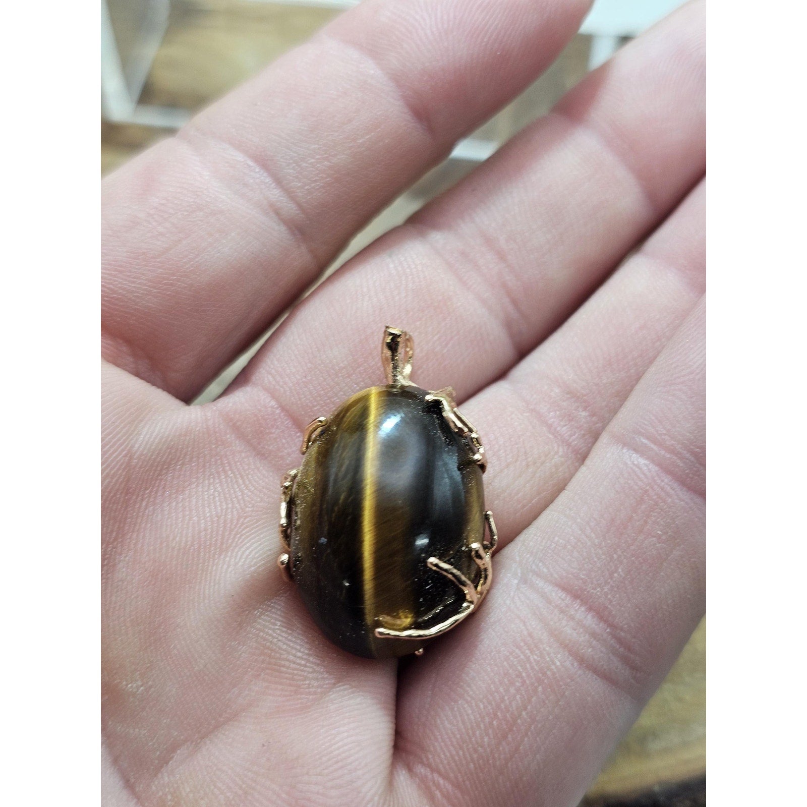 Tigers Eye Pendant by CrystalCloud Company