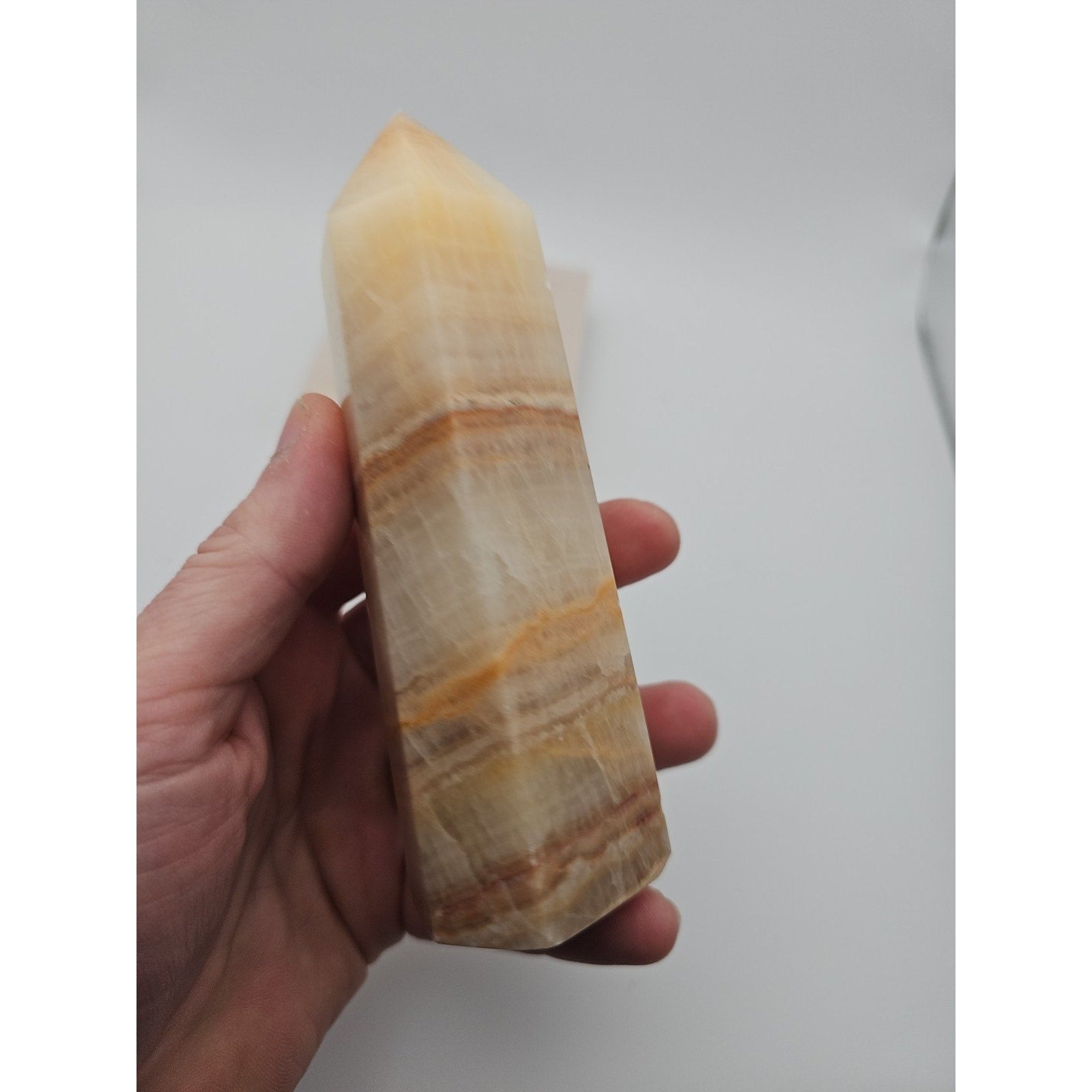 Quartz Crystal Tower 5.5in .90lbs Sandstone by CrystalCloud Company