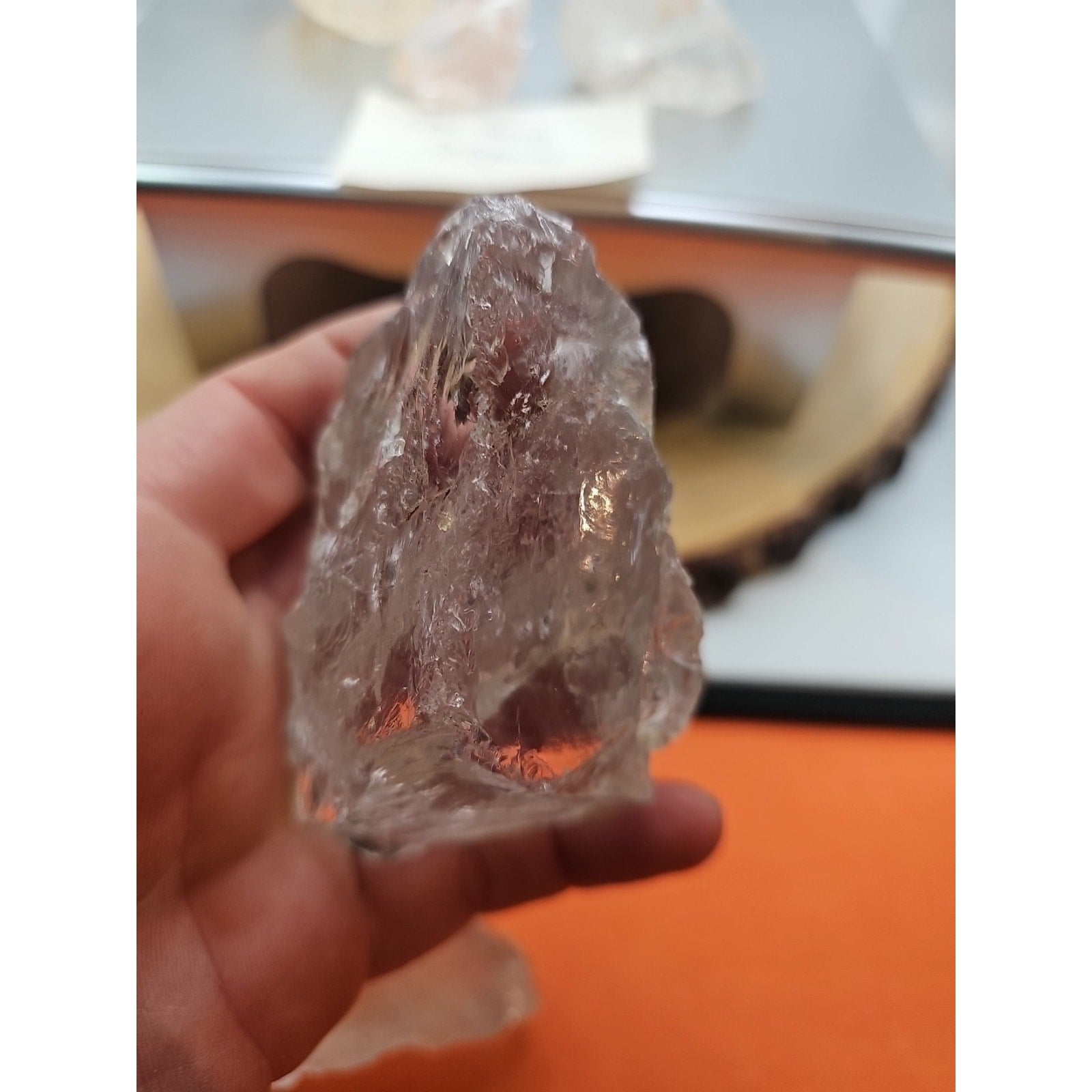 Quartz Crystal Clusters 1.48lbs 5pcs From Madagascar by CrystalCloud Company