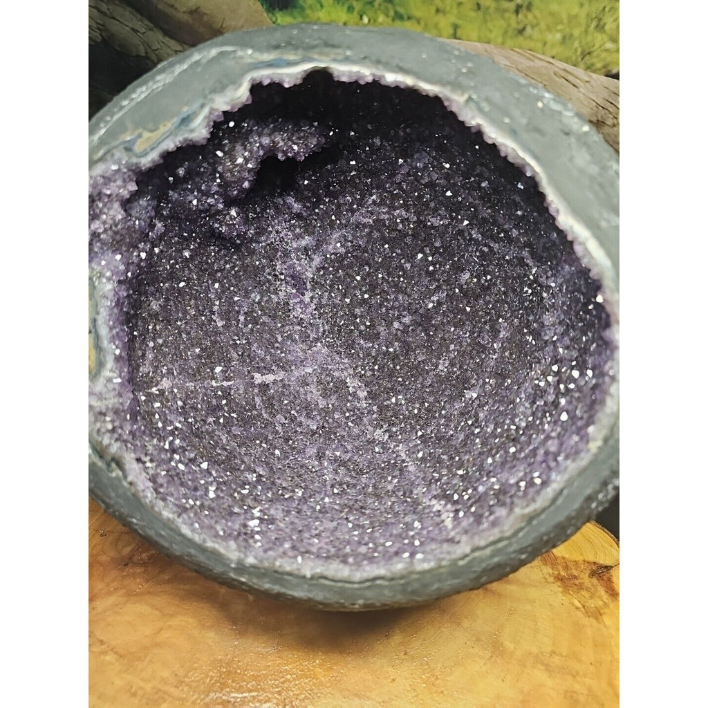 16.8LB TOPNatural Raw raw ore amethyst Quartz Crystal Money Bag Geode Reiki Gem by CrystalCloud Company