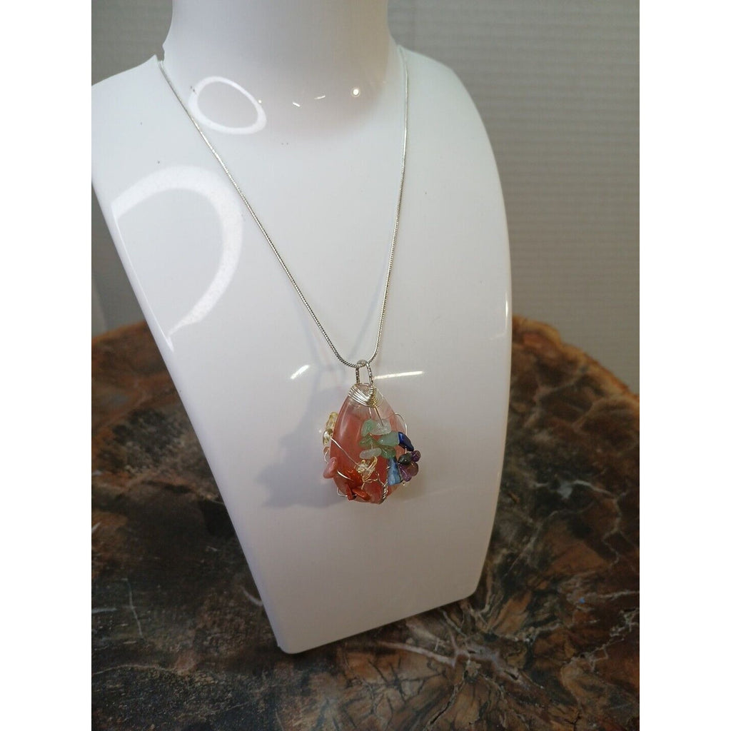 Natural Crystal Necklace by CrystalCloudCompany