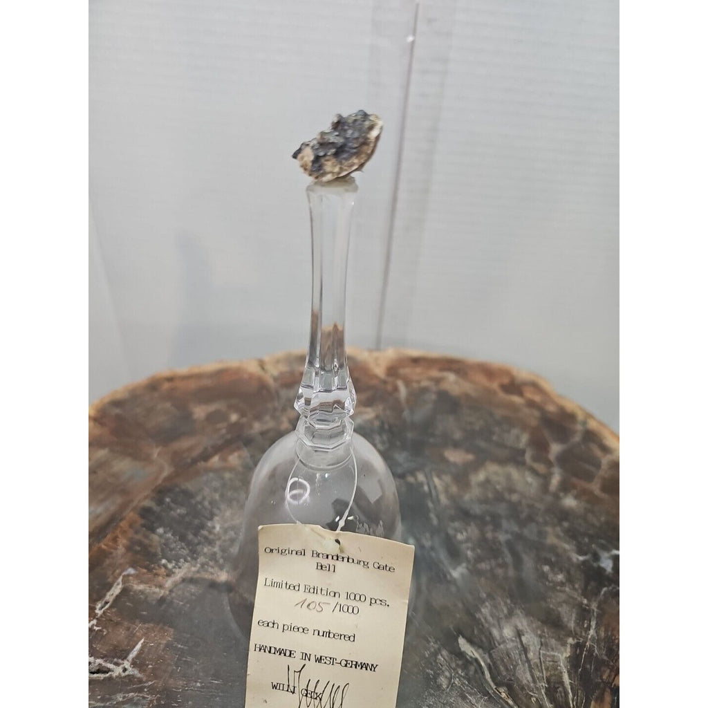 Crystal Bell Branderburg Hademade Limited edition.West Germany Berlin Wall by Branderburg
