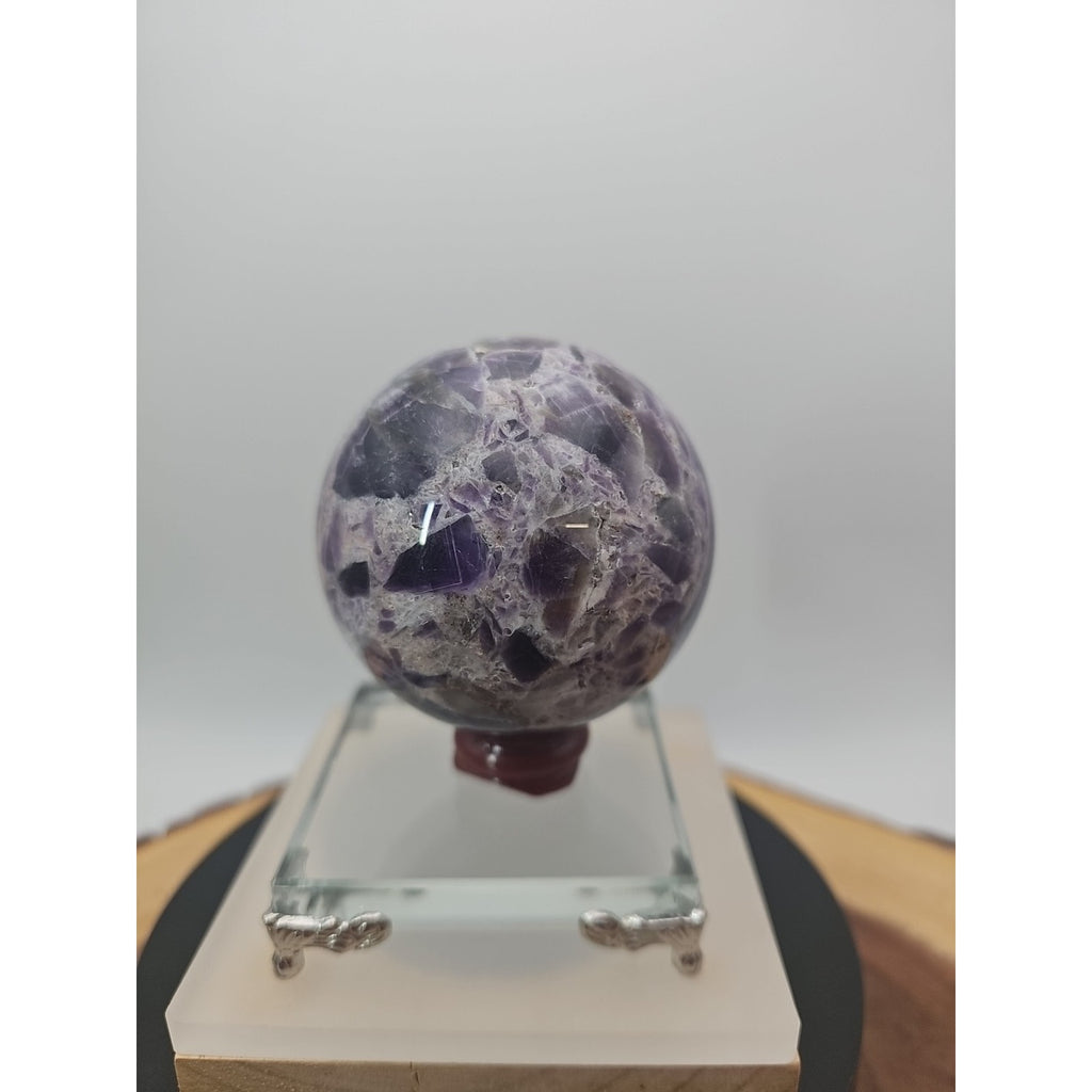 Madagascar Amethyst Crystal Sphere — 373g, 61mm, Collector's Piece | CrystalCloud Company by CrystalCloud Company