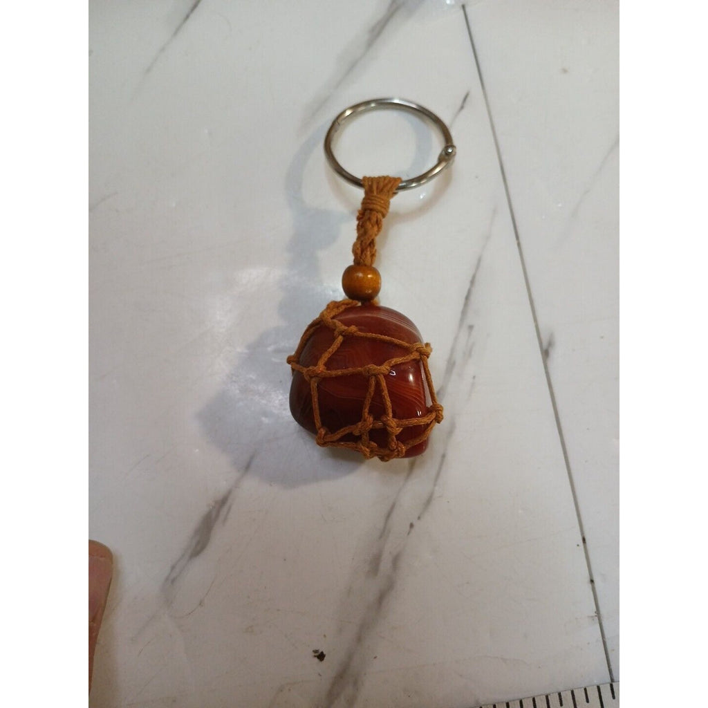 Agate key chain by CrystalCloud Company