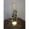 18oz Leak Proof Borosilicate glass bottle with caps BPA Free W/Fallout Boy Logo by CrystalCloud Company